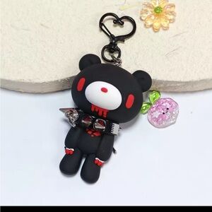 Cute Black Bear Keychain